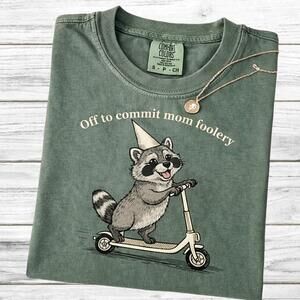 Mama Racoon S Shirt, Off To Commit Tomfoolery Tee
